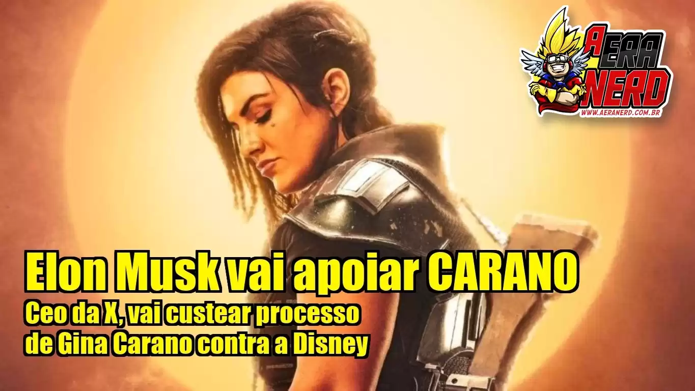 Gina Carano e Elon Musk contra Disney