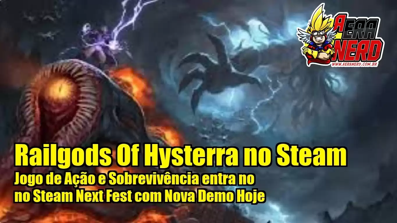 Jogo de Ação e Sobrevivência Railgods Of Hysterra Entra no Steam