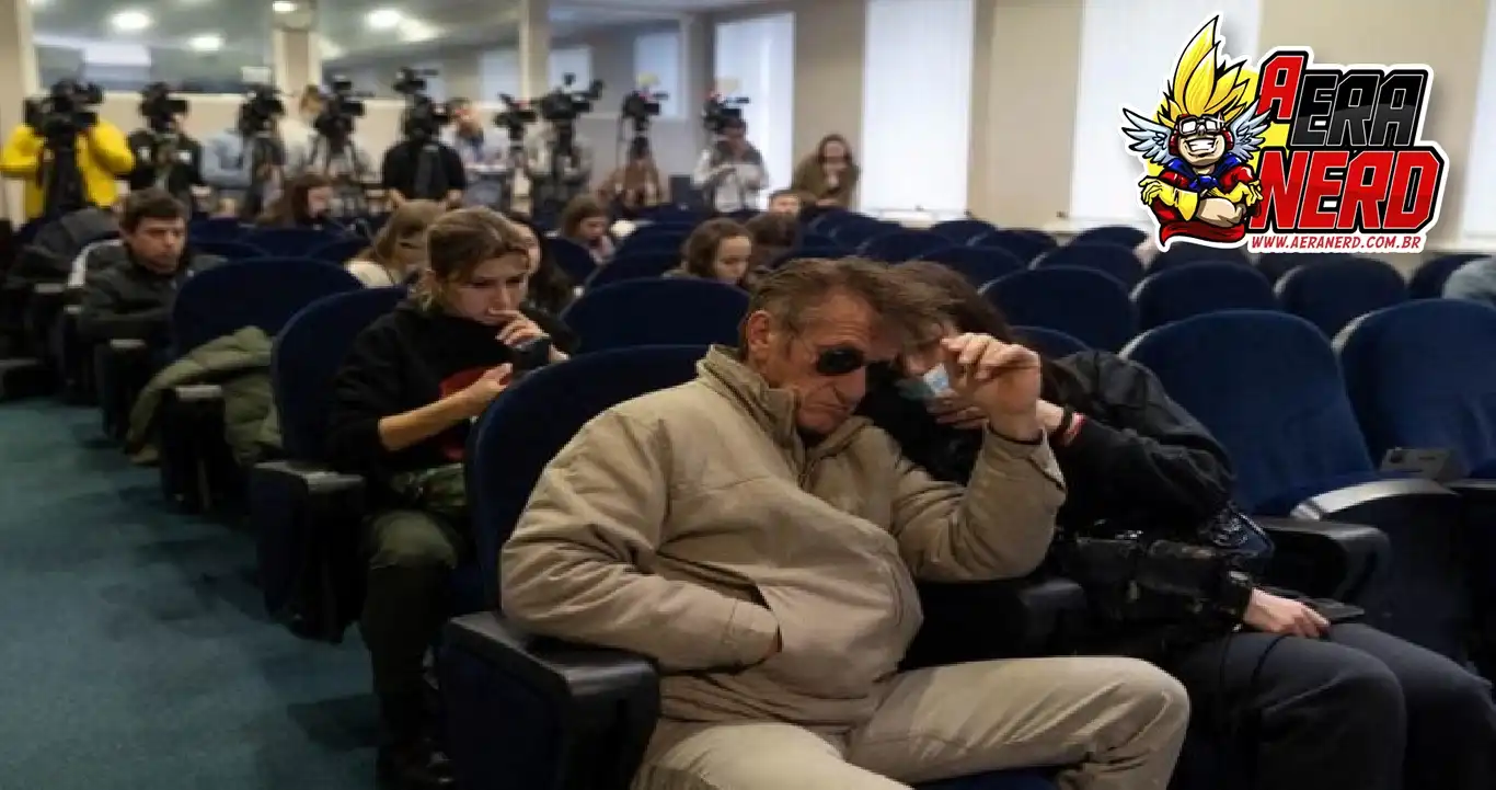 Sean Penn está na Ucrânia gravando documentário sobre ataque russo