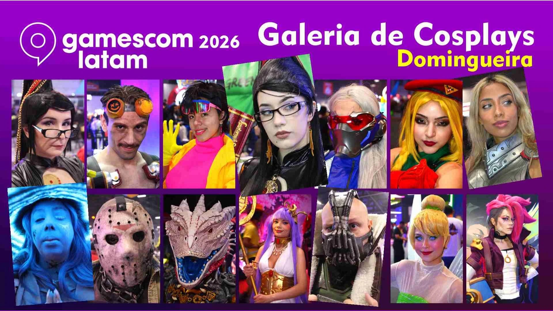 Gamescom Latam 2026, Galeria Fotos de Cosplays - Domingo